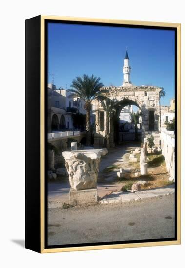 Arch of Marcus Aurelius, Tripoli, Libya, 163 Ad-Vivienne Sharp-Framed Premier Image Canvas