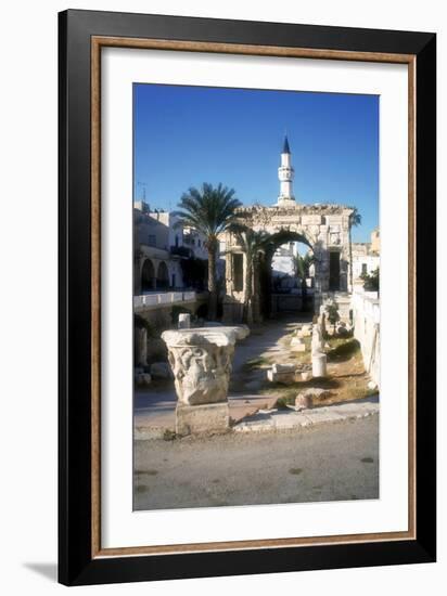 Arch of Marcus Aurelius, Tripoli, Libya, 163 Ad-Vivienne Sharp-Framed Photographic Print