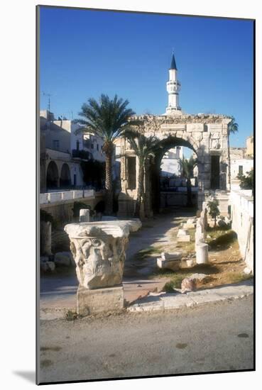 Arch of Marcus Aurelius, Tripoli, Libya, 163 Ad-Vivienne Sharp-Mounted Photographic Print