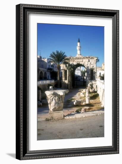 Arch of Marcus Aurelius, Tripoli, Libya, 163 Ad-Vivienne Sharp-Framed Photographic Print