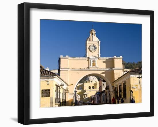 Arch of Santa Catalina, Antigua, UNESCO World Heritage Site, Guatemala, Central America-Ben Pipe-Framed Photographic Print