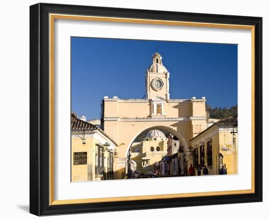 Arch of Santa Catalina, Antigua, UNESCO World Heritage Site, Guatemala, Central America-Ben Pipe-Framed Photographic Print