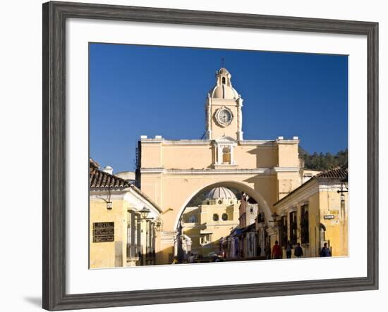 Arch of Santa Catalina, Antigua, UNESCO World Heritage Site, Guatemala, Central America-Ben Pipe-Framed Photographic Print