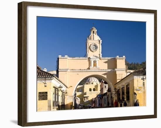 Arch of Santa Catalina, Antigua, UNESCO World Heritage Site, Guatemala, Central America-Ben Pipe-Framed Photographic Print