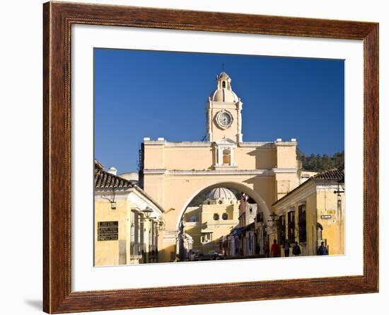 Arch of Santa Catalina, Antigua, UNESCO World Heritage Site, Guatemala, Central America-Ben Pipe-Framed Photographic Print
