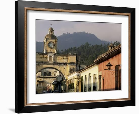 Arch of Santa Catalina, Dating from 1609, Antigua, Unesco World Heritage Site, Guatemala-Upperhall-Framed Photographic Print