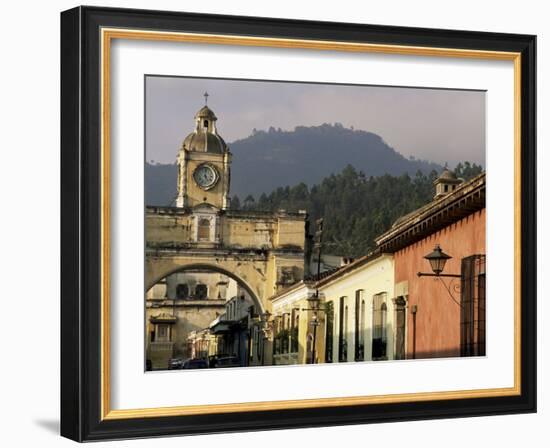 Arch of Santa Catalina, Dating from 1609, Antigua, Unesco World Heritage Site, Guatemala-Upperhall-Framed Photographic Print