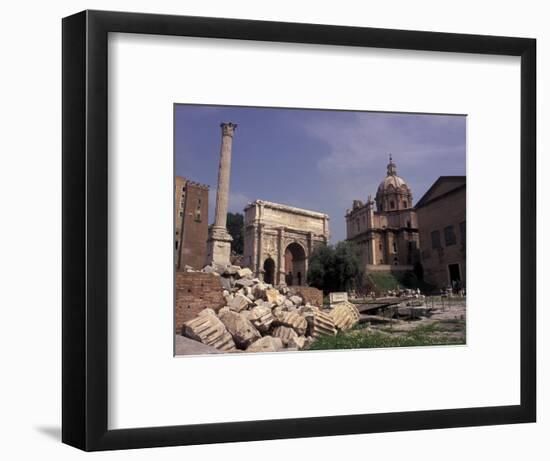 Arch of Septimius Severus, Rome, Italy-Connie Ricca-Framed Photographic Print