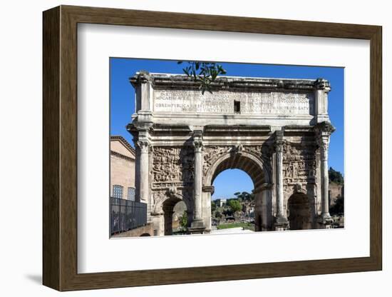 Arch of Septimus Severus, Ancient Roman Forum, Rome, Lazio, Italy-James Emmerson-Framed Photographic Print