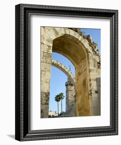 Arch of the Hurva Synagogue, Old Walled City, Jerusalem, Israel, Middle East-Christian Kober-Framed Photographic Print