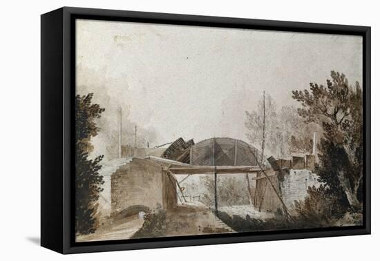 Arch of the Southampton Railway over the Chelsea Road, 1835 (Pen with Wash on Paper)-Unknown Artist-Framed Premier Image Canvas