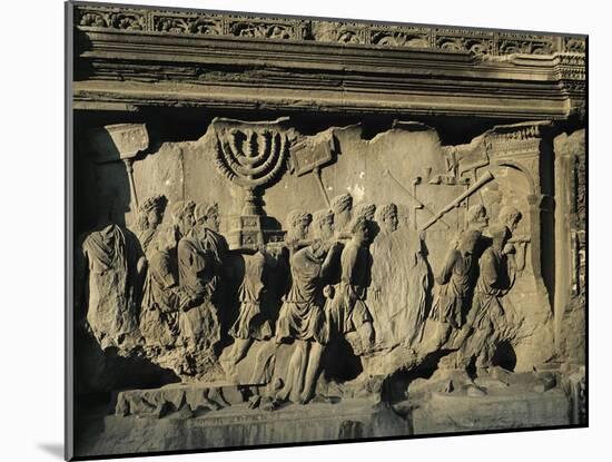 Arch of Titus on the Forum in Rome-null-Mounted Giclee Print