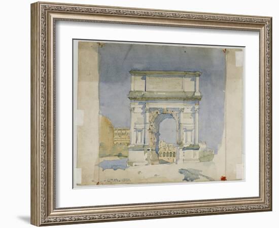 Arch of Titus, Rome, 1891-Charles Rennie Mackintosh-Framed Giclee Print
