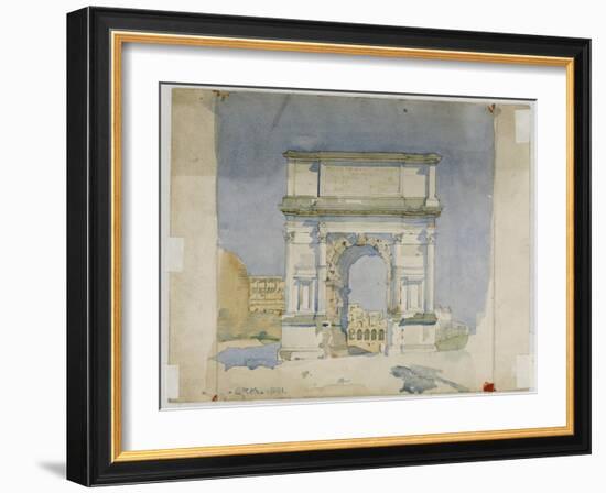 Arch of Titus, Rome, 1891-Charles Rennie Mackintosh-Framed Giclee Print