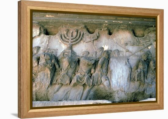 Arch of Titus, Rome, Italy, 1st Century Ad-null-Framed Premier Image Canvas