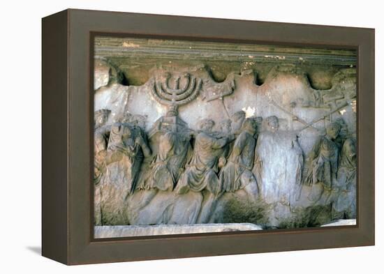 Arch of Titus, Rome, Italy, 1st Century Ad-null-Framed Premier Image Canvas