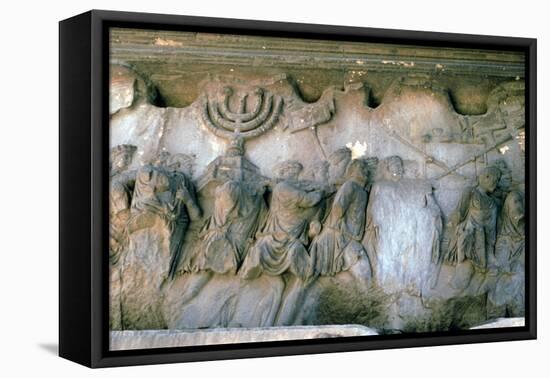 Arch of Titus, Rome, Italy, 1st Century Ad-null-Framed Premier Image Canvas