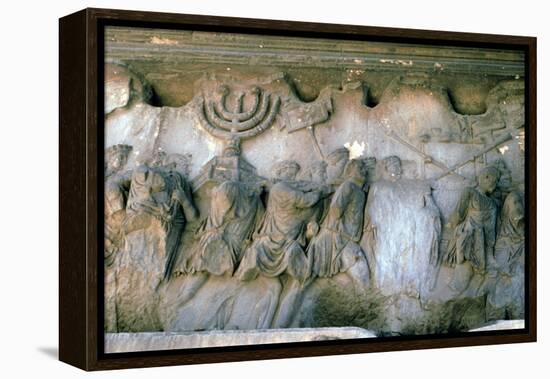 Arch of Titus, Rome, Italy, 1st Century Ad-null-Framed Premier Image Canvas