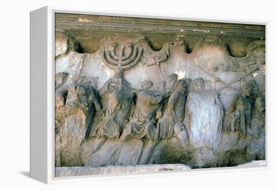 Arch of Titus, Rome, Italy, 1st Century Ad-null-Framed Premier Image Canvas