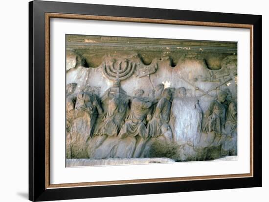 Arch of Titus, Rome, Italy, 1st Century Ad-null-Framed Photographic Print