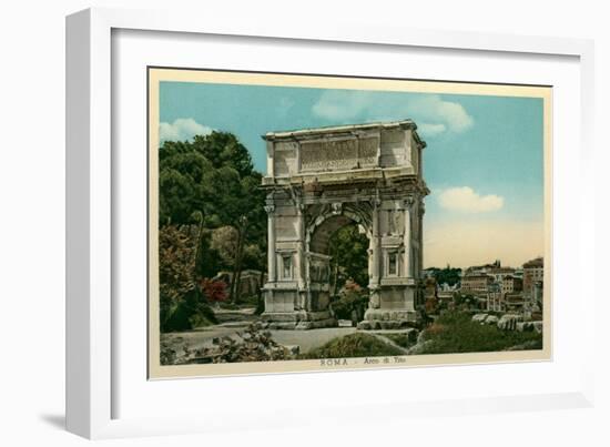 Arch of Titus, Rome-null-Framed Art Print