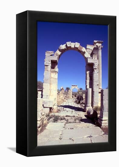 Arch of Trajan, Leptis Magna, Libya-Vivienne Sharp-Framed Premier Image Canvas