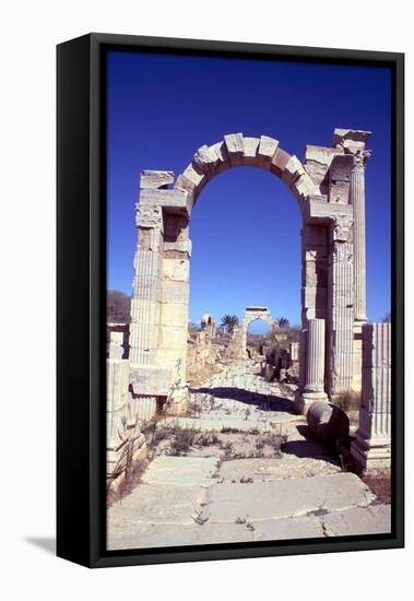 Arch of Trajan, Leptis Magna, Libya-Vivienne Sharp-Framed Premier Image Canvas