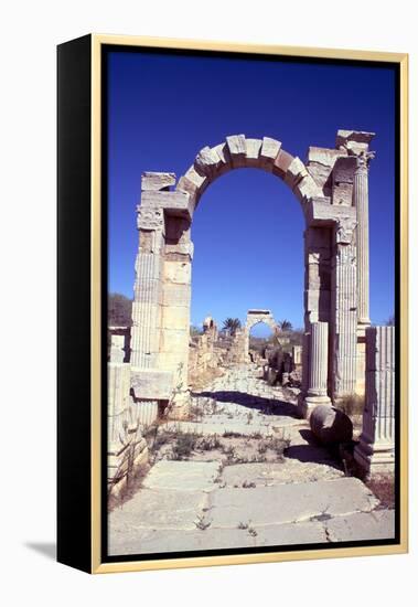 Arch of Trajan, Leptis Magna, Libya-Vivienne Sharp-Framed Premier Image Canvas