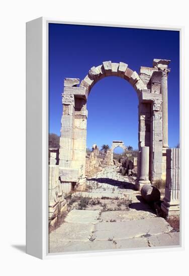 Arch of Trajan, Leptis Magna, Libya-Vivienne Sharp-Framed Premier Image Canvas