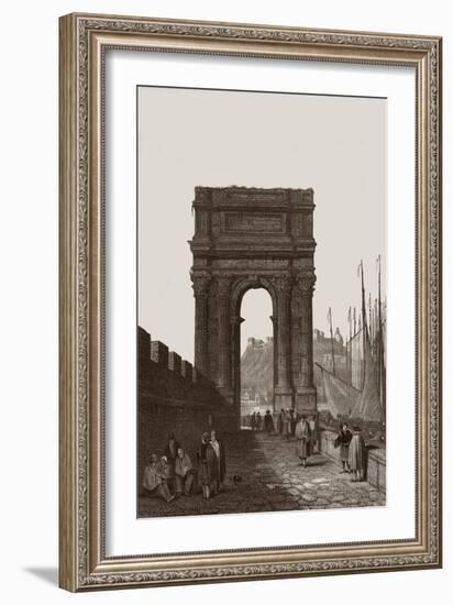 Arch of Trajan-Samuel Prout-Framed Giclee Print