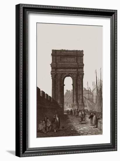 Arch of Trajan-Samuel Prout-Framed Giclee Print