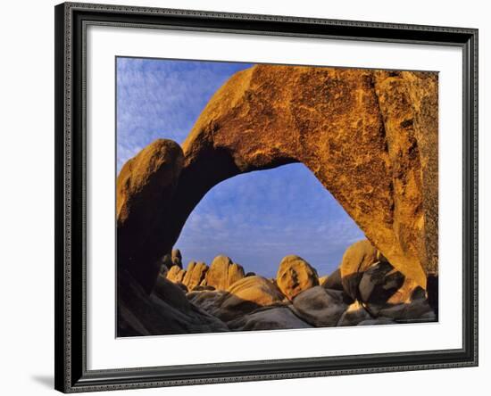 Arch Rock, Joshua Tree National Park, California, USA-Chuck Haney-Framed Photographic Print