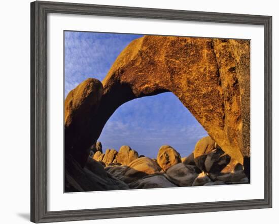 Arch Rock, Joshua Tree National Park, California, USA-Chuck Haney-Framed Photographic Print