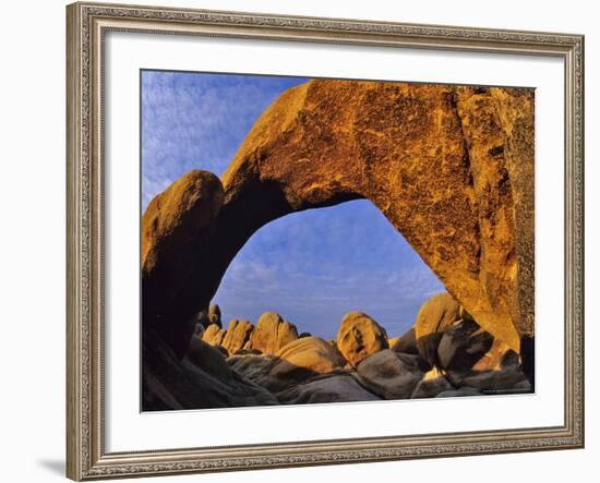 Arch Rock, Joshua Tree National Park, California, USA-Chuck Haney-Framed Photographic Print