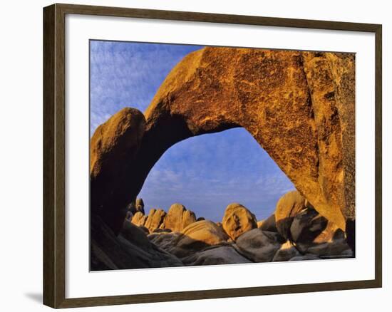 Arch Rock, Joshua Tree National Park, California, USA-Chuck Haney-Framed Photographic Print