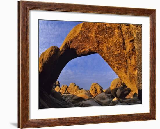 Arch Rock, Joshua Tree National Park, California, USA-Chuck Haney-Framed Photographic Print