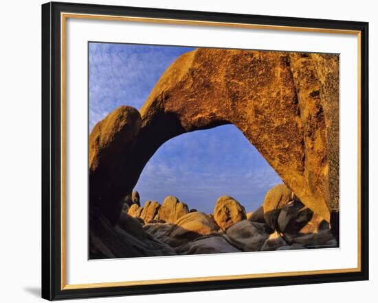 Arch Rock, Joshua Tree National Park, California, USA-Chuck Haney-Framed Photographic Print