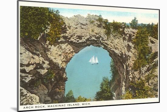 Arch Rock, Mackinac Island, Michigan-null-Mounted Art Print