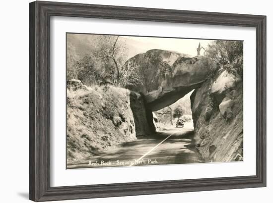 Arch Rock, Sequoia National Park, California-null-Framed Art Print