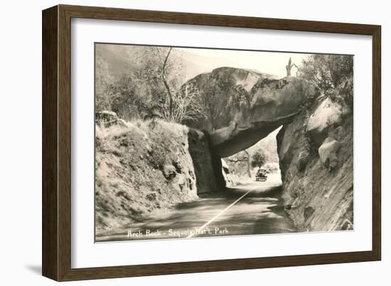 Arch Rock, Sequoia National Park, California-null-Framed Art Print