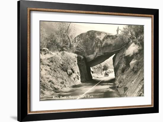 Arch Rock, Sequoia National Park, California-null-Framed Art Print