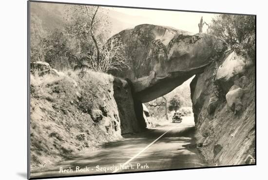 Arch Rock, Sequoia National Park, California-null-Mounted Art Print