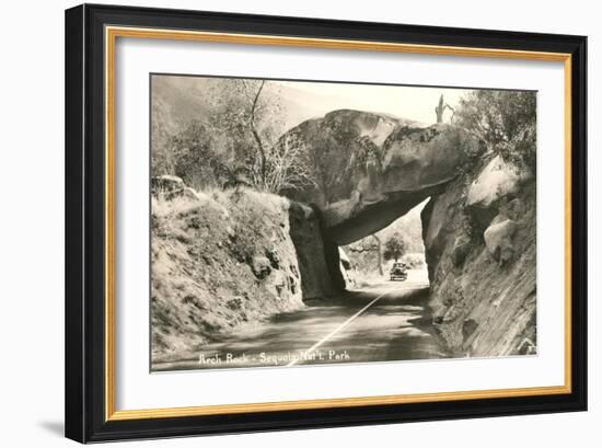 Arch Rock, Sequoia National Park, California-null-Framed Art Print