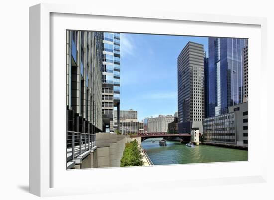 Arch Tour Boats-Larry Malvin-Framed Photographic Print