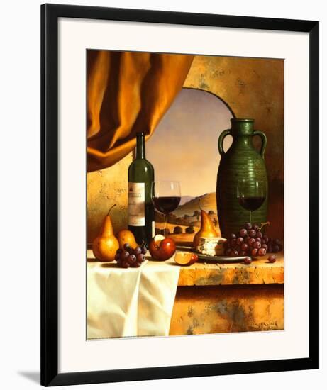 Arch with a View-Loran Speck-Framed Art Print