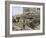 Archaeologists Excavating Ancient Ruins on the Acropolis, Athens, 1890s-null-Framed Giclee Print