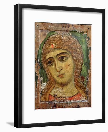 Archangel Gabriel (Angel with Golden Hair) Russian Icon, 12th Century-null-Framed Giclee Print