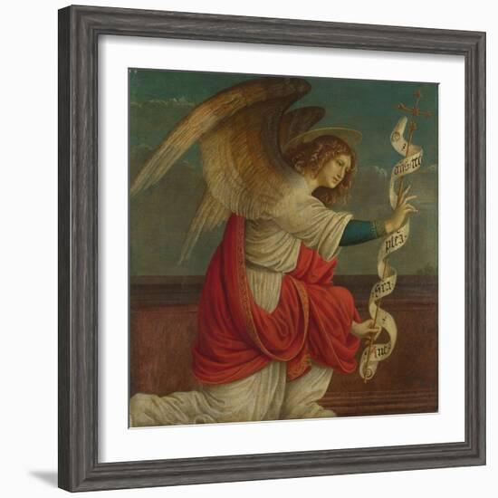 Archangel Gabriel (Panel from an Altarpiece: the Annunciatio), before 1511-Gaudenzio Ferrari-Framed Giclee Print