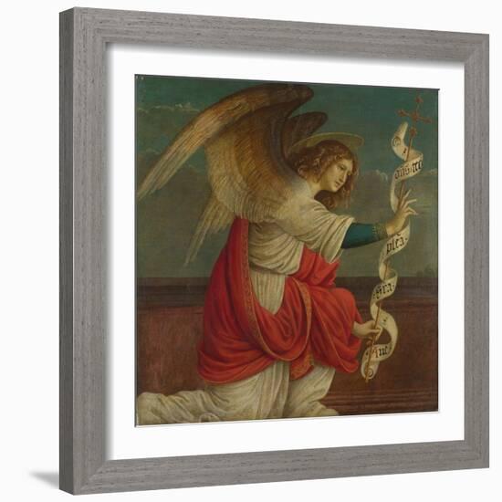 Archangel Gabriel (Panel from an Altarpiece: the Annunciatio), before 1511-Gaudenzio Ferrari-Framed Giclee Print