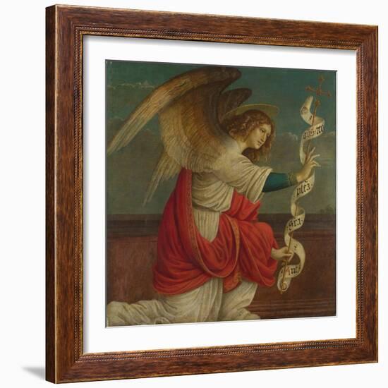 Archangel Gabriel (Panel from an Altarpiece: the Annunciatio), before 1511-Gaudenzio Ferrari-Framed Giclee Print